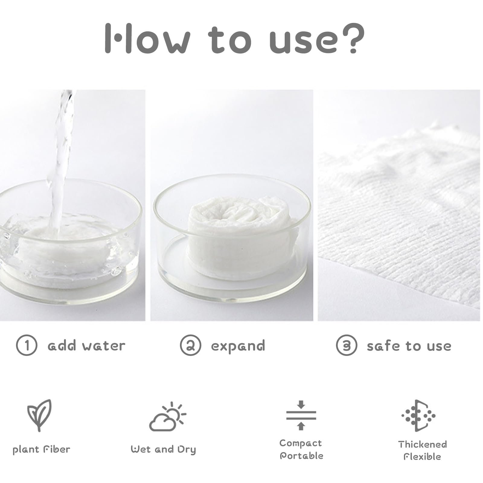 Travel Compressed Bath Towel
