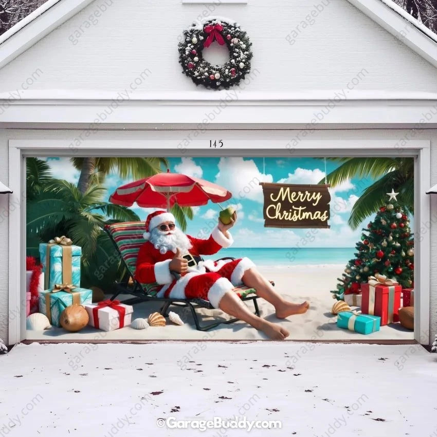 Garage Buddy | Christmas Paradise | Christmas Garage Door Cover