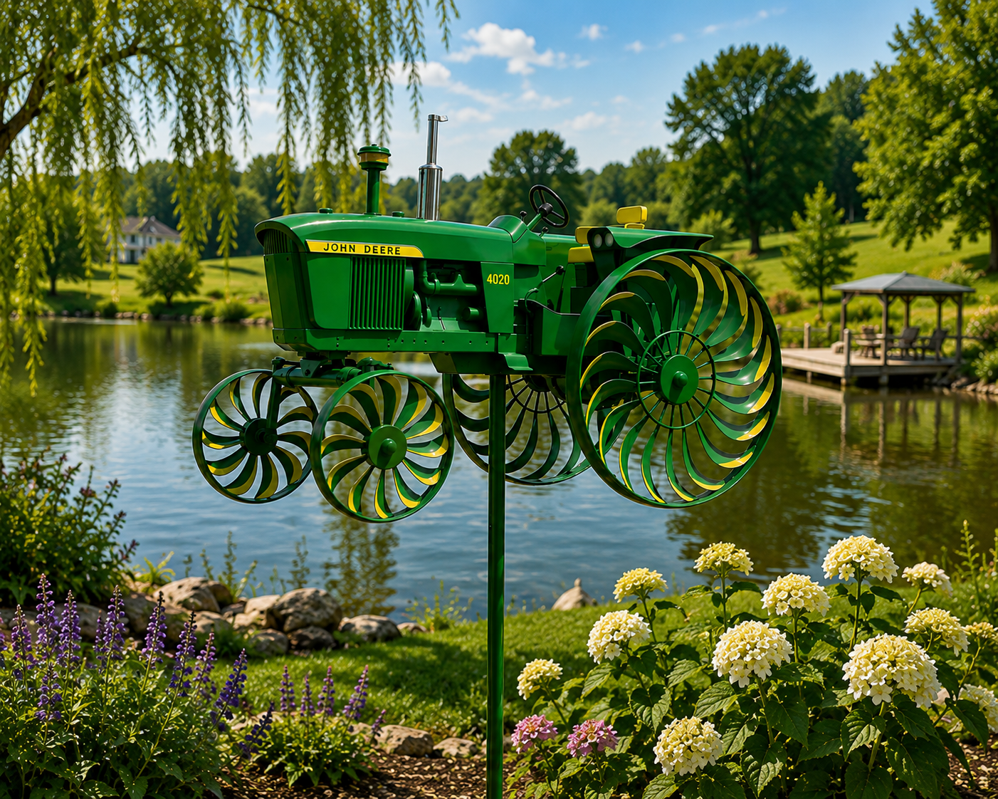 🔥Limited Edition, Only 100 Sets Left! - John Deere Garden Wind Spinner