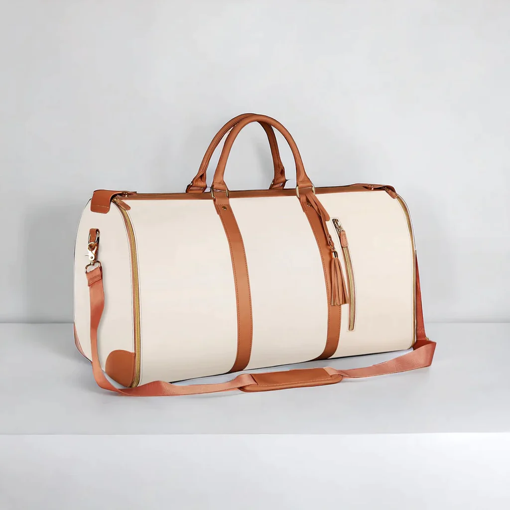 VoyageVault (Versatile Fashion Large PU Folding Suit Storage Bag for Women) – Last Day Sale Off 60%