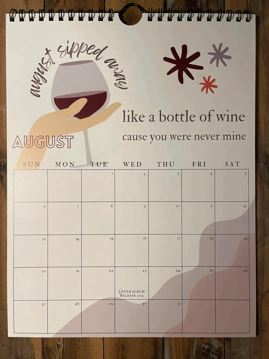 🎤Now we've dropped the 2025 TS Lyrics Calendar!