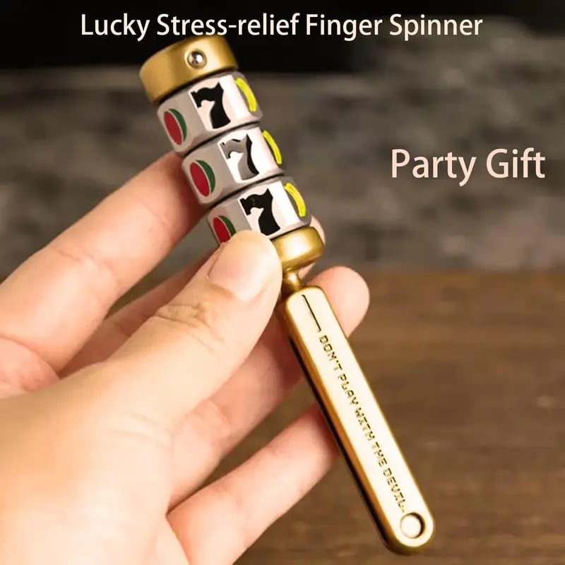 ✨2026 New EDC Fidget Toy Lucky Metal Stress-relief Finger Spinner