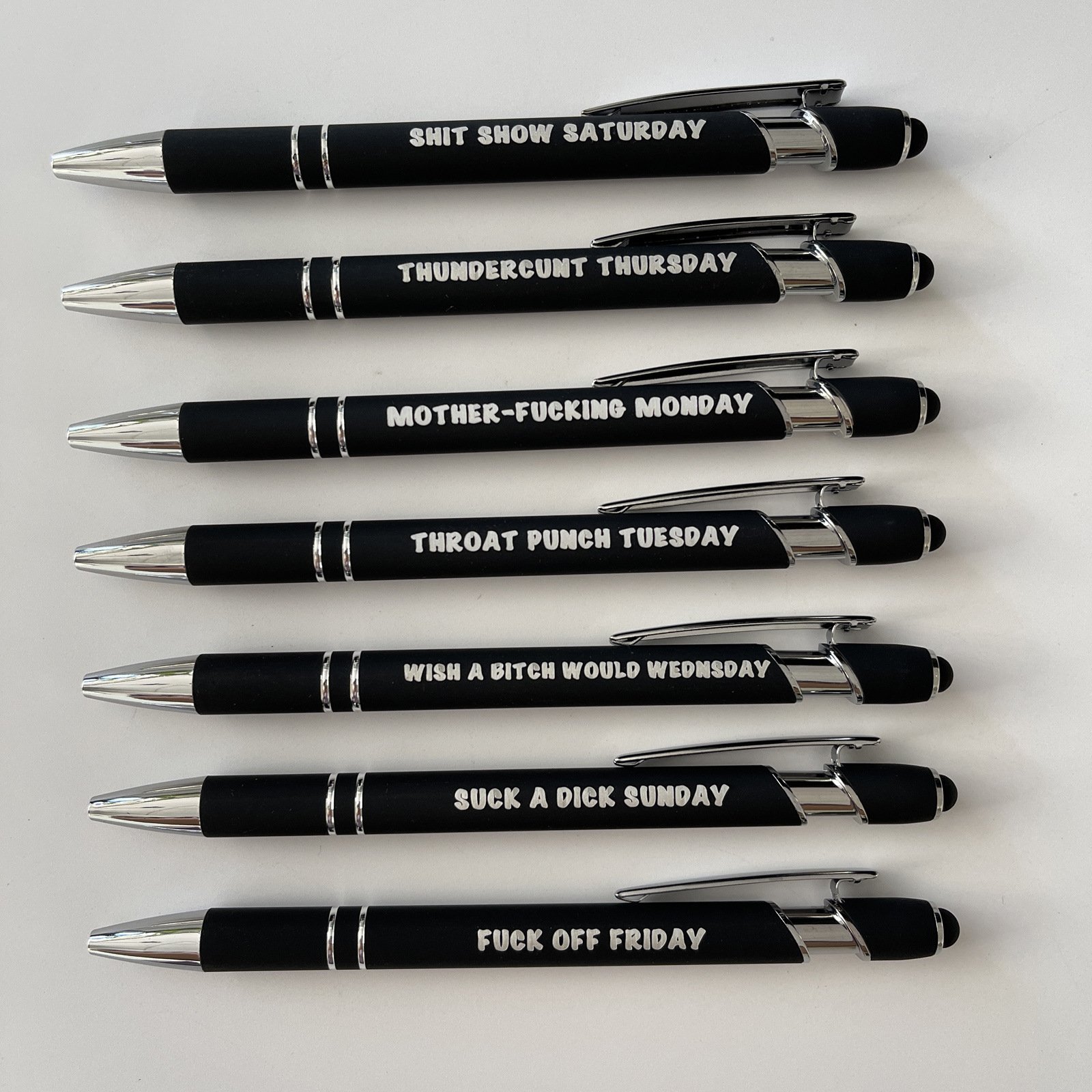 🌈Weekly Mood Ballpoint Pen Set (7 pcs)