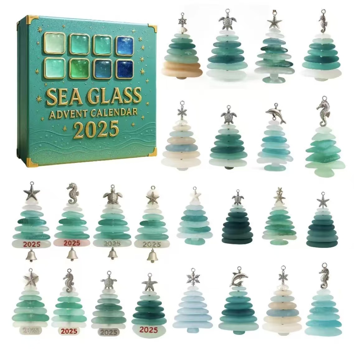2025 Sea Glass Christmas Advent Calendar