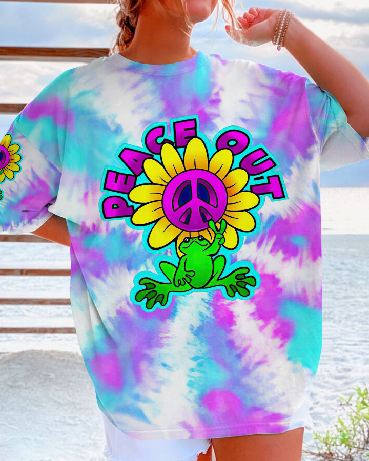 PEACE OUT FROG ALL OVER PRINT - TLTW0906235