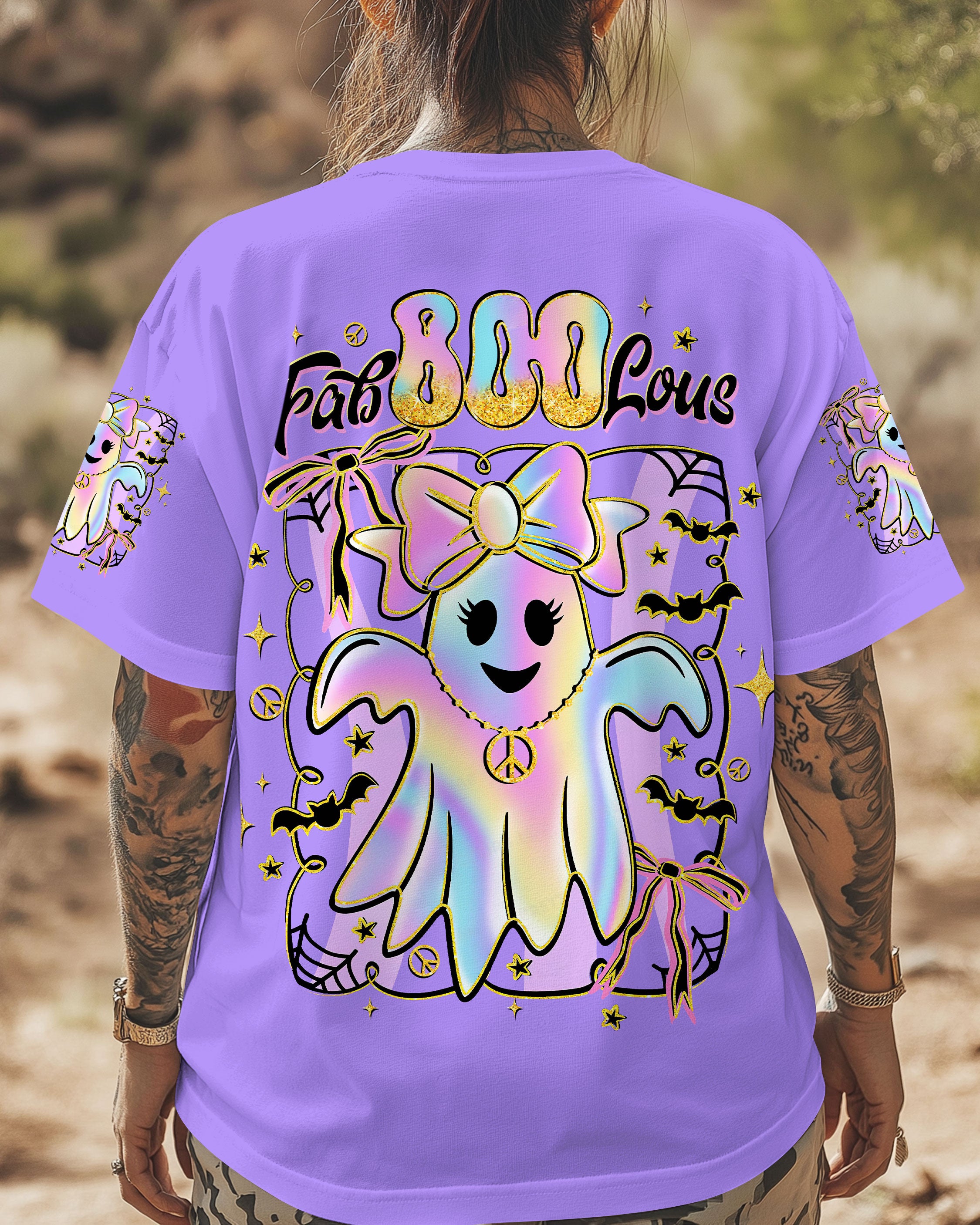 FAB BOO LOUS HALLOWEEN ALL OVER PRINT - TLTW3107253