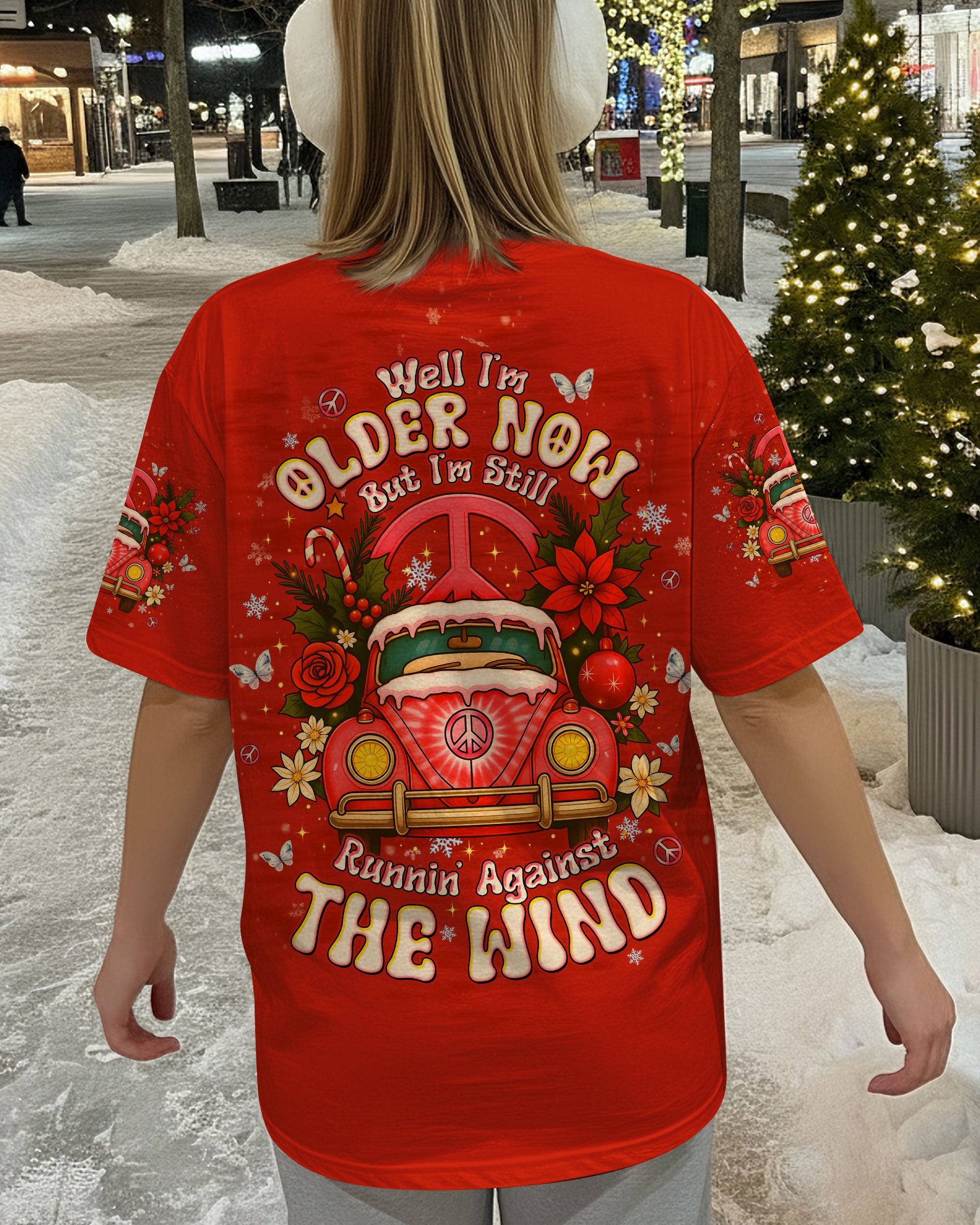 RUNNING AGAINST THE WIND CAR CHRISTMAS ALL OVER PRINT - TLTW1411254