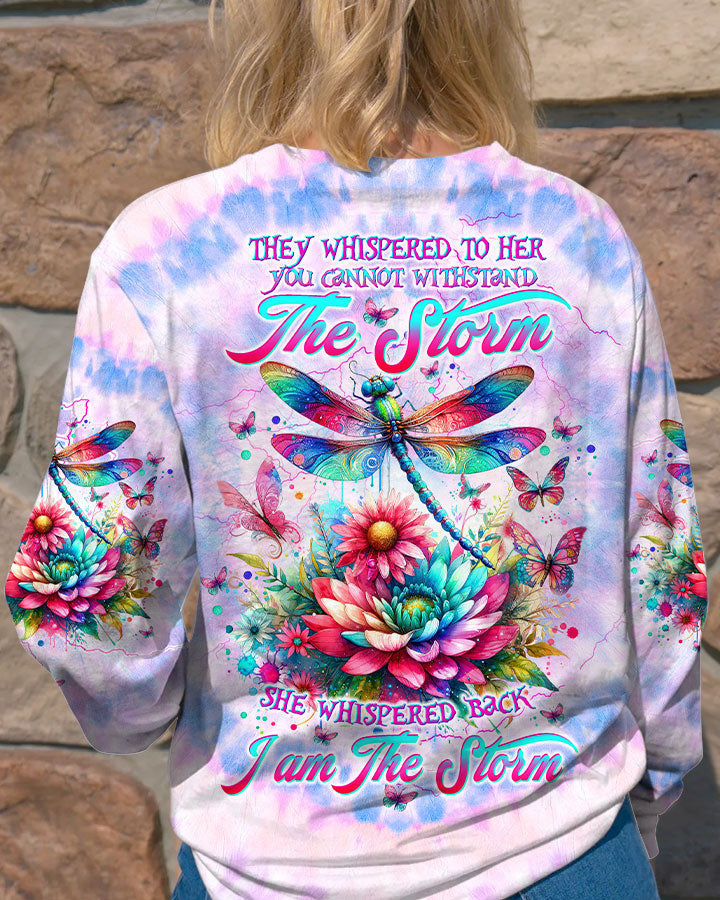 I AM THE STORM DRAGONFLY FLORAL ALL OVER PRINT - TLTW0412235