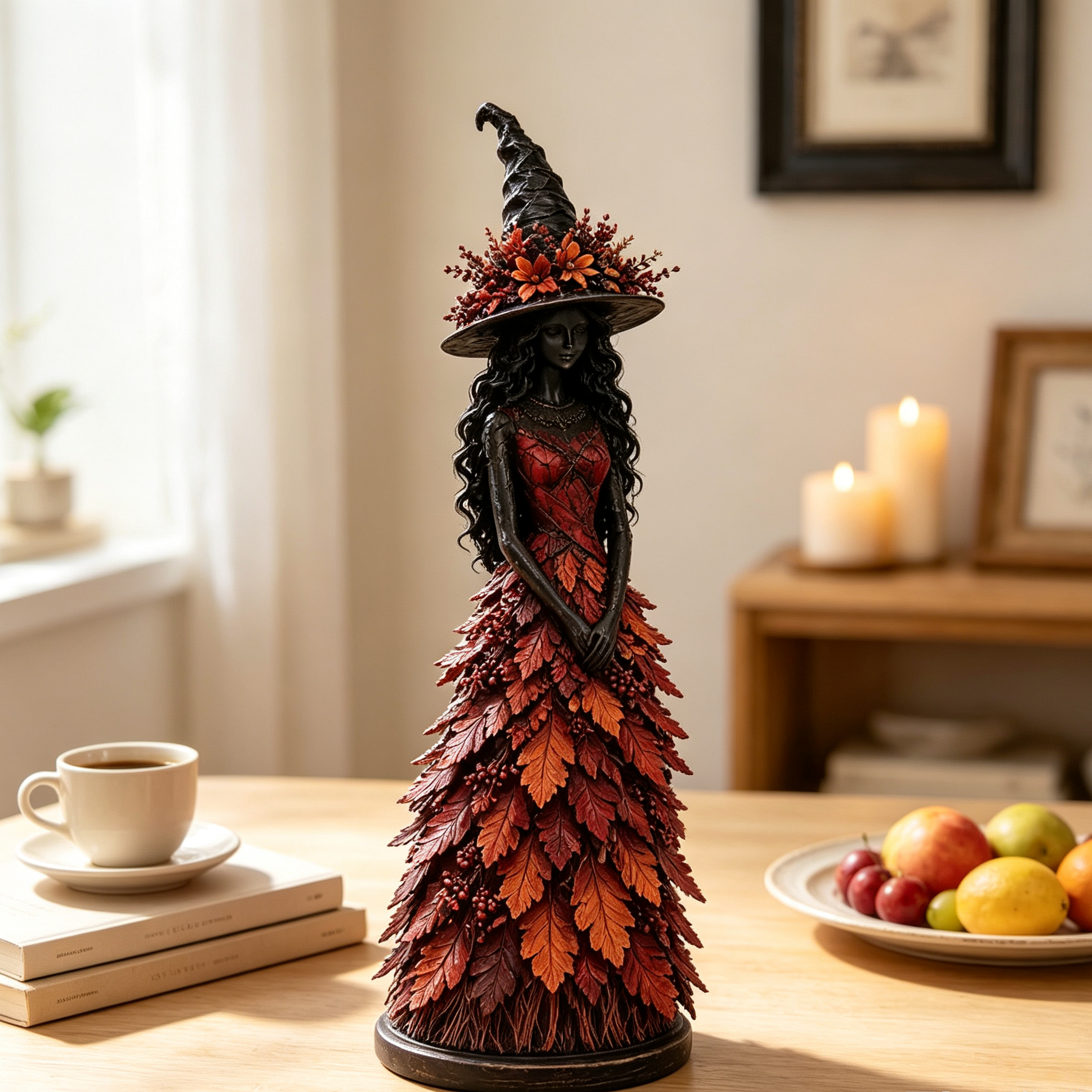 🔥LAST DAY 50% OFF - 🧙‍♀️Enchanted Autumn Witch Figurine (📦Buy 2 Free Shipping)