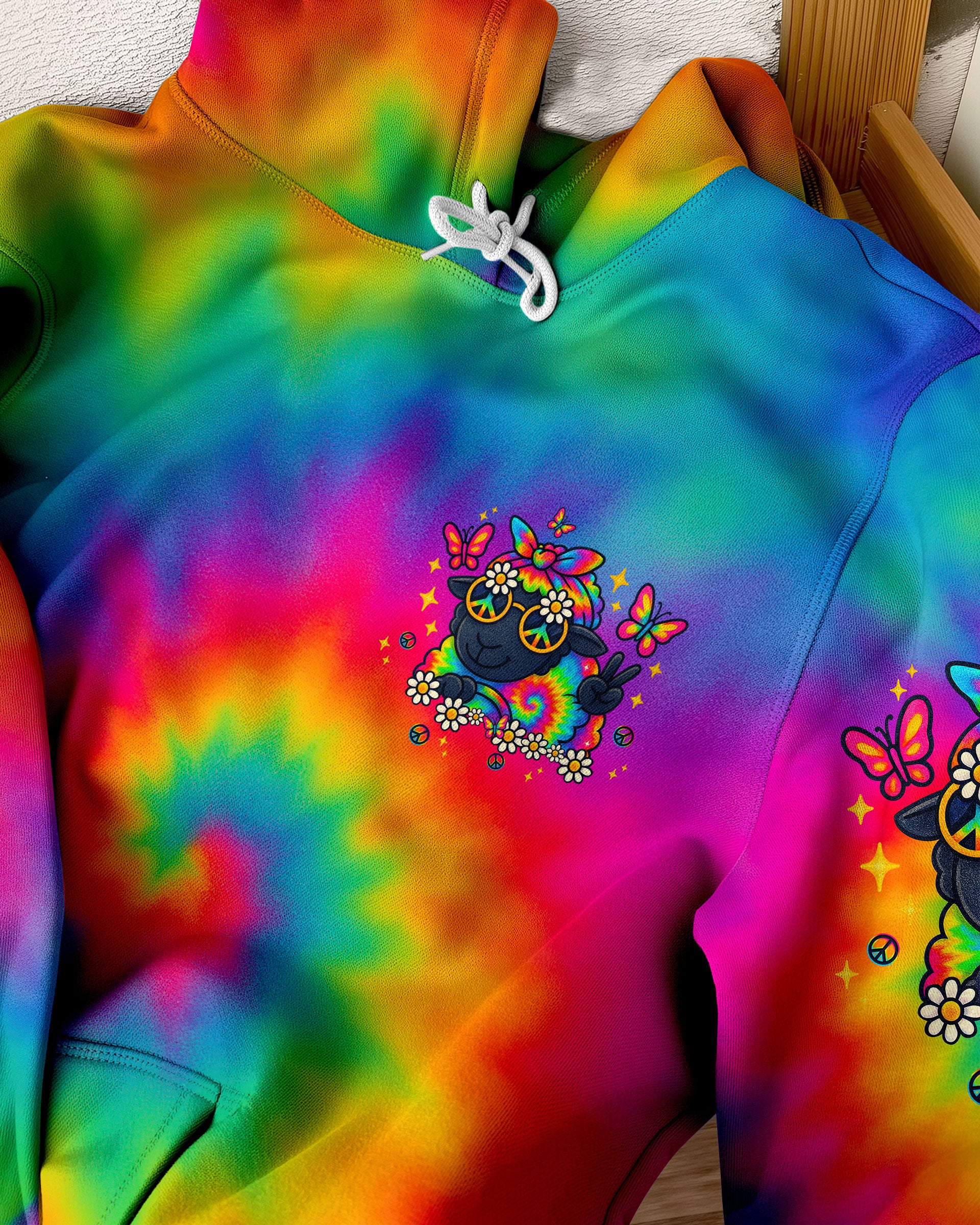 I'M NOT THE BLACK SHEEP TIE DYE ALL OVER PRINT  - TLTW0810253