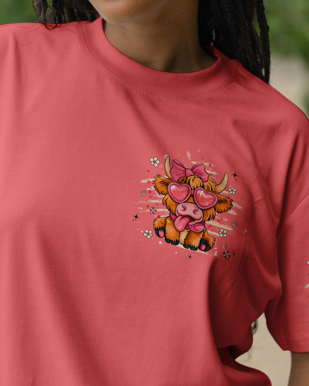 APPARENTLY I HAVE AN ATTITUDE WHO KNEW COW ALL OVER PRINT - TLHG0603262