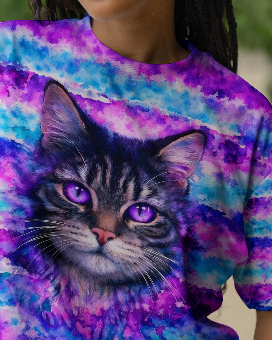 MYSTICAL CAT ALL OVER PRINT - TLNO0903262
