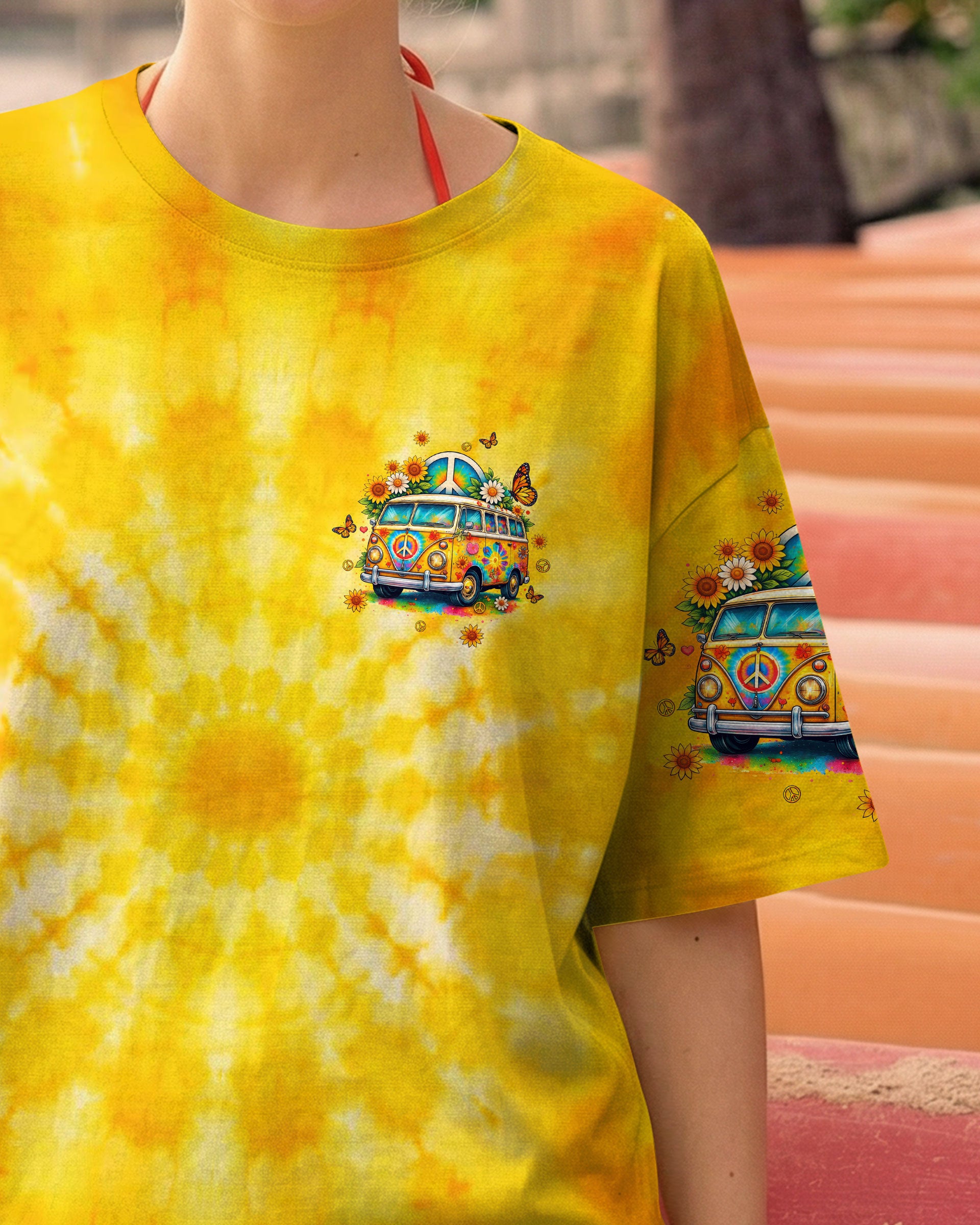 RUNNING AGAINST THE WIND BUS  TIE DYE ALL OVER PRINT  - TLTW2212253