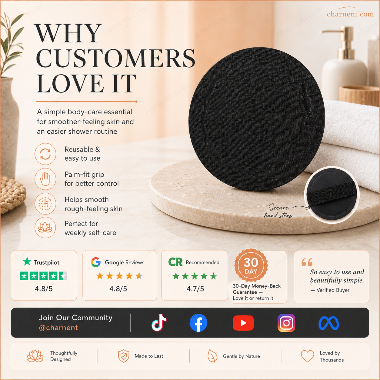 🚿 Exfoliating Scrub Bath Pads🧖‍♀️