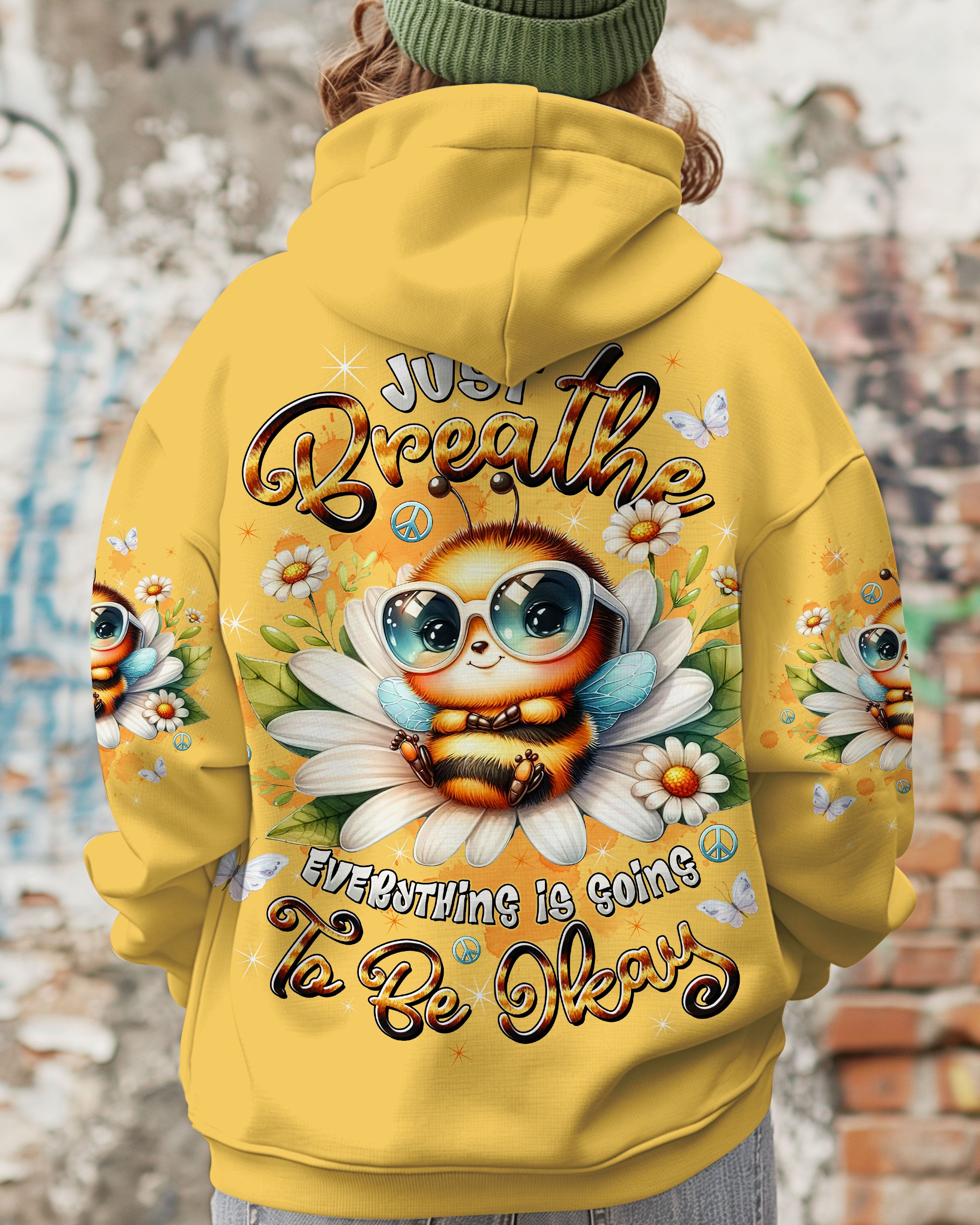 JUST BREATHE BEE ALL OVER PRINT - TLTW3009253
