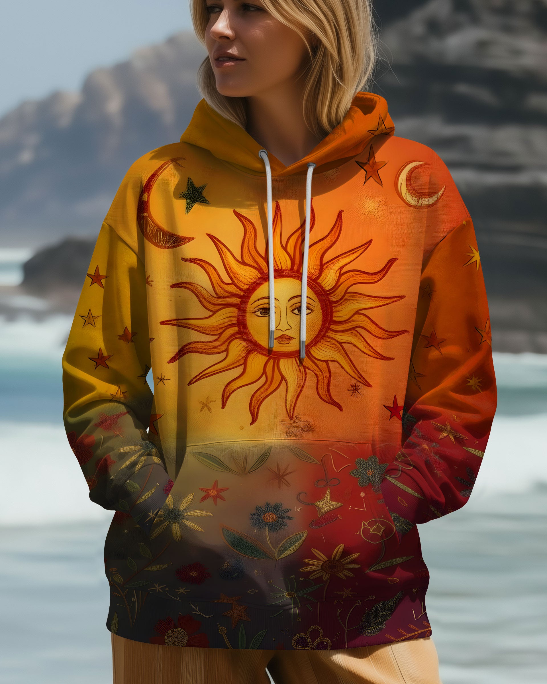 BOHO SUN AND MOON GARDEN ALL OVER PRINT - TLTW0212253