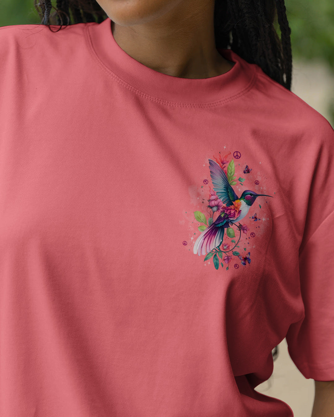 JUST BELIEVE HUMMINGBIRD ALL OVER PRINT - TYPQ0902261