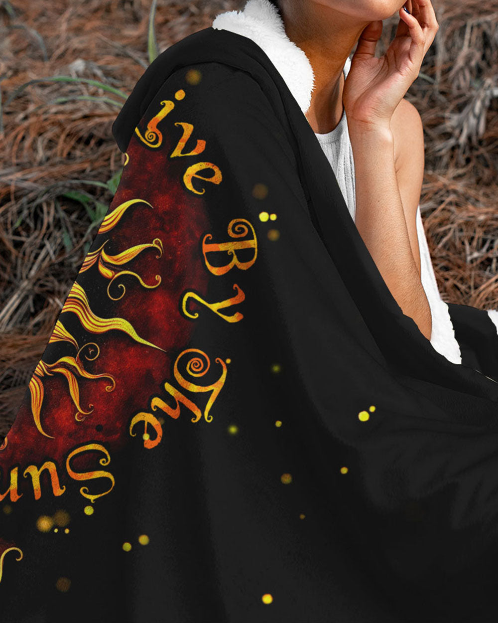 LIVE BY THE SUN SHERPA BLANKET HOODIE - TYTM2303233
