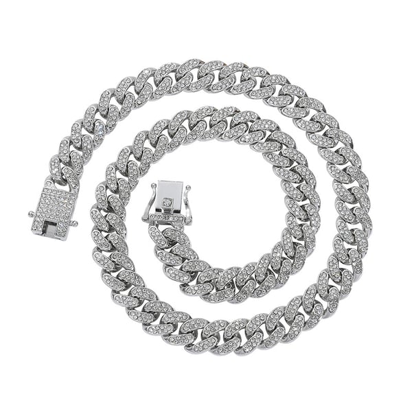 🔥Dog Chain Collar Dog Necklace Diamond Cuban Link Dog Collar