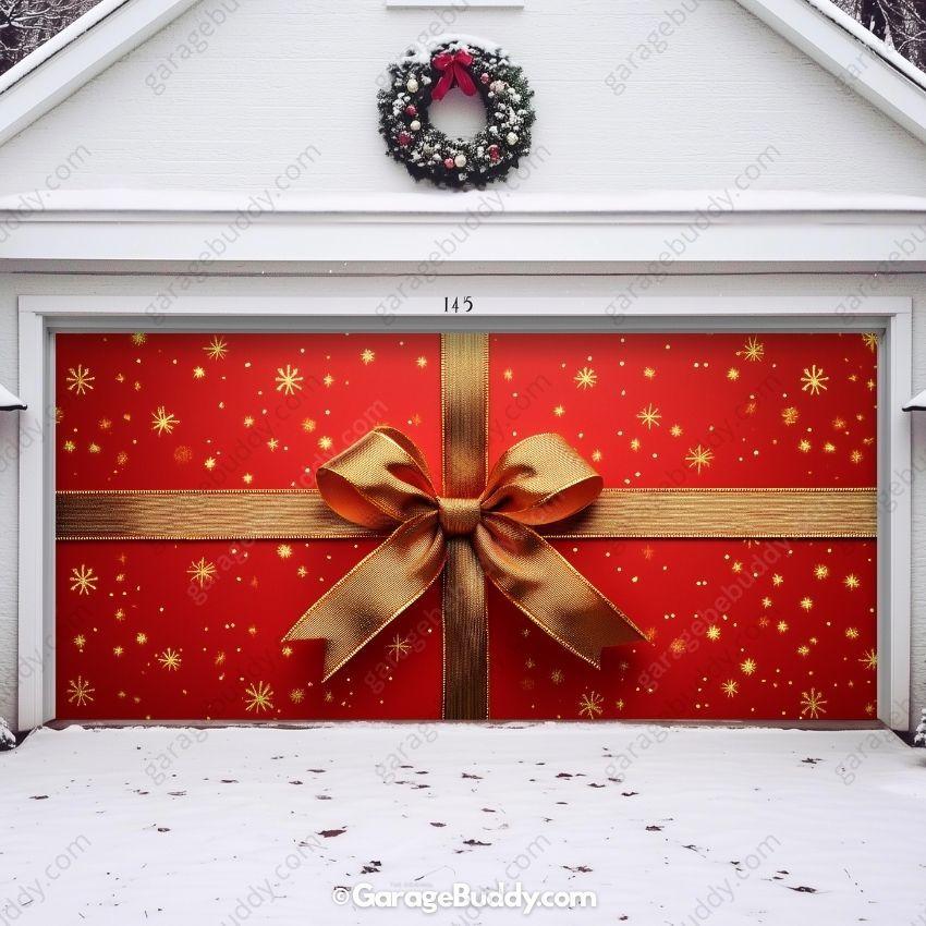 Garage Buddy | Gift Wrap | Christmas Garage Door Cover