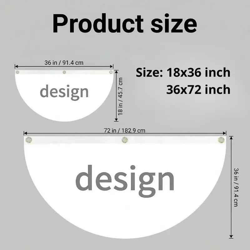 🎇 1776-2026 USA 250th Patriotic Outdoor Half Round Banner 🎊