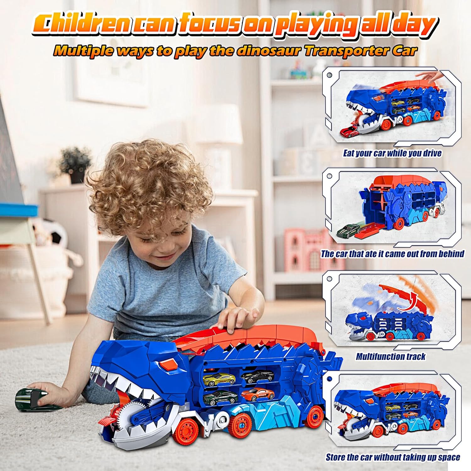 🔥Black Friday Sale -✨Dinosaur Transformed Truck Toy