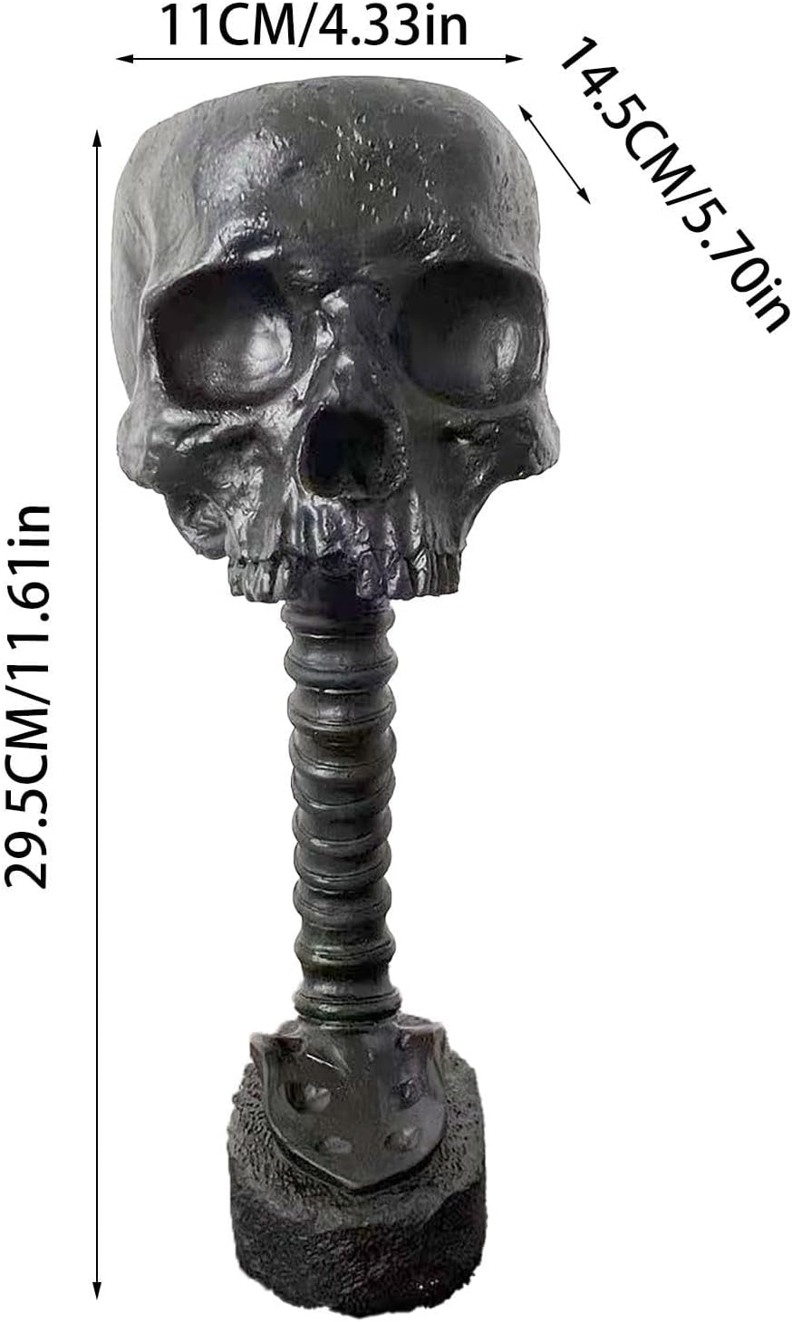 🔥BUY 2 FREE SHIPPING✨💀Skull Planter with Spine Stand
