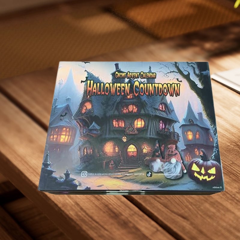 🔥LSAT DAY 49% OFF - 2024 Halloween Gnome Advent Calendar