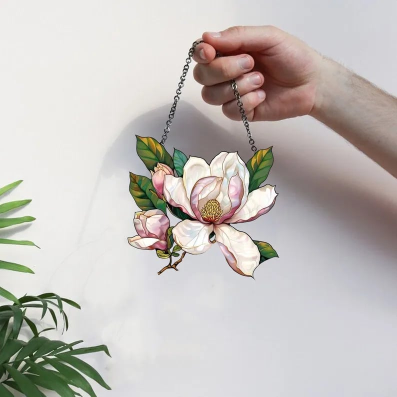 🔥LAST DAY 50% OFF - 💐 Art Flower Basket Pendant 🏡