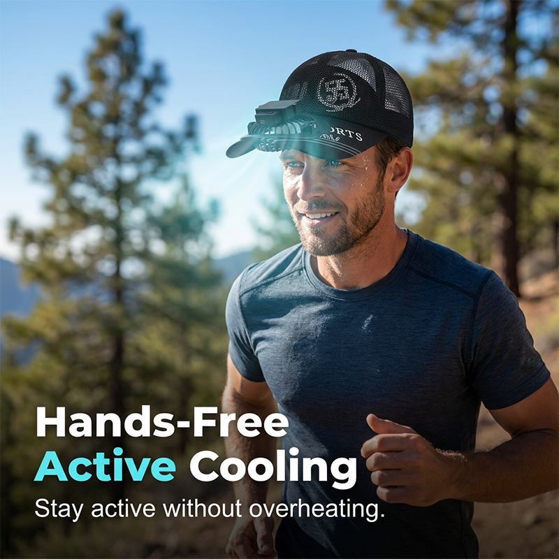 UV Protection Cap with Cooling Fan