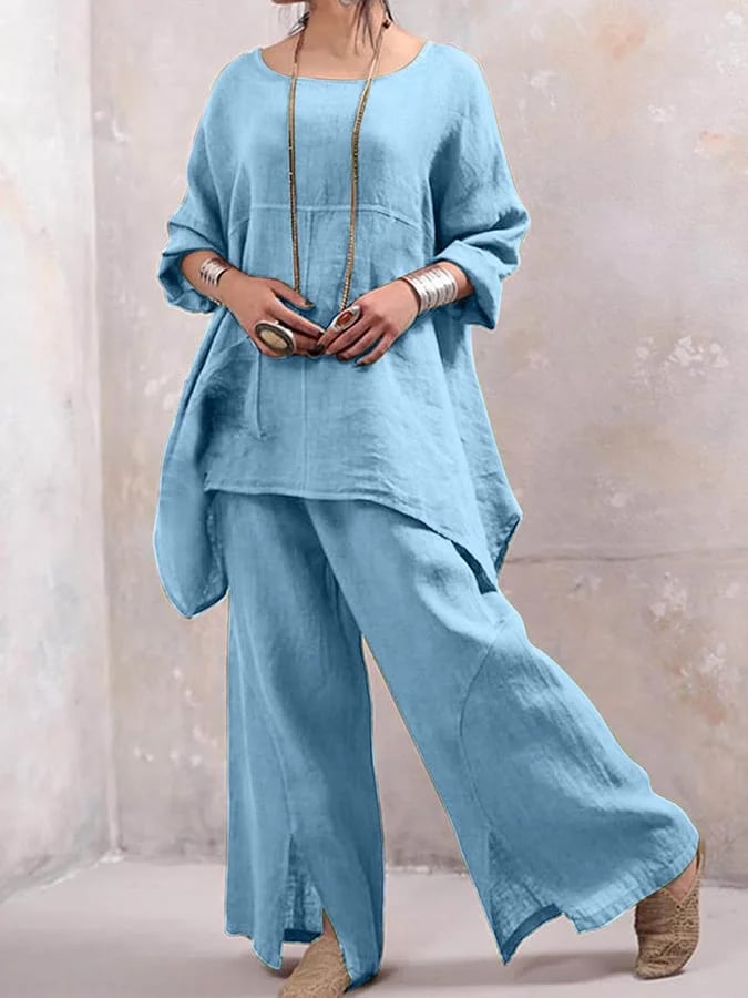 Women's Casual Solid Color Cotton Pants