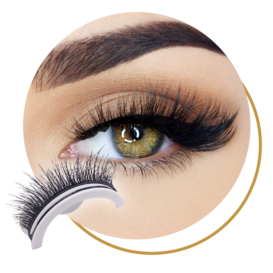 WATERPROOF & REUSABLE SELF-ADHESIVE EYELASHES