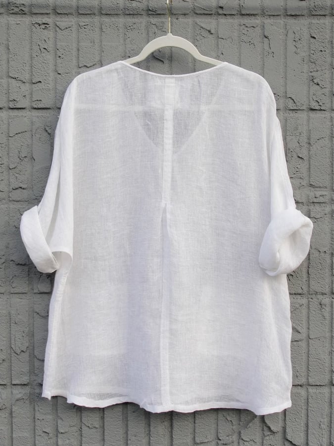 Women's  Loose Linen Top