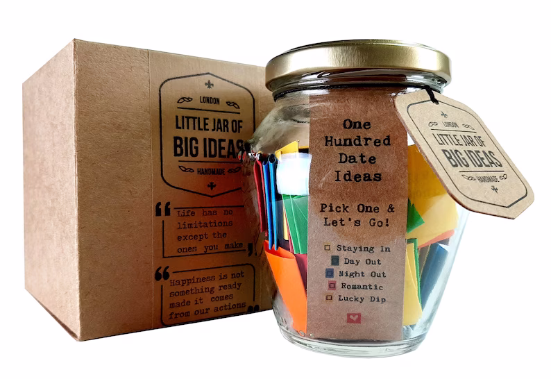❤100 Date Ideas Jar