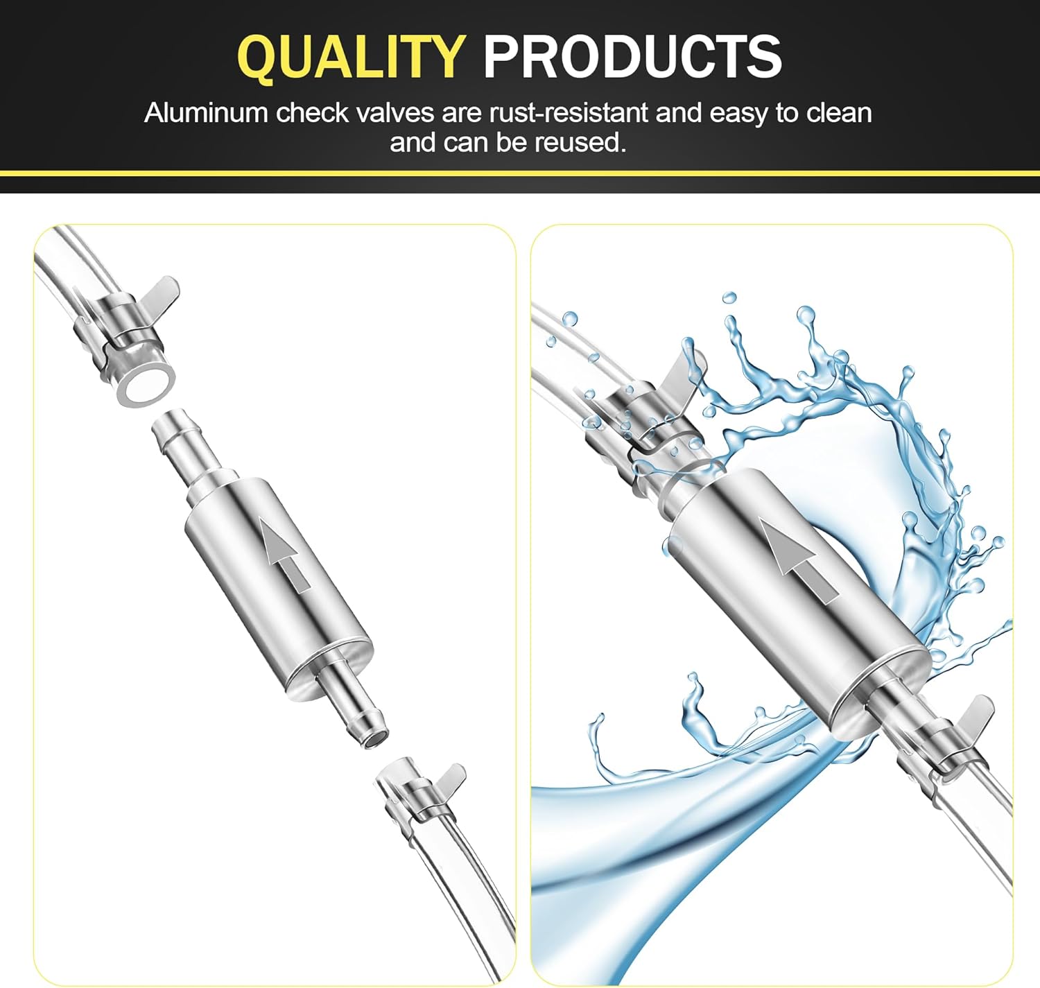 ⏰LAST DAY 49% OFF - One Way Check Valve Tube Bleeding Tool Kit (Brake Bleeder Hose)