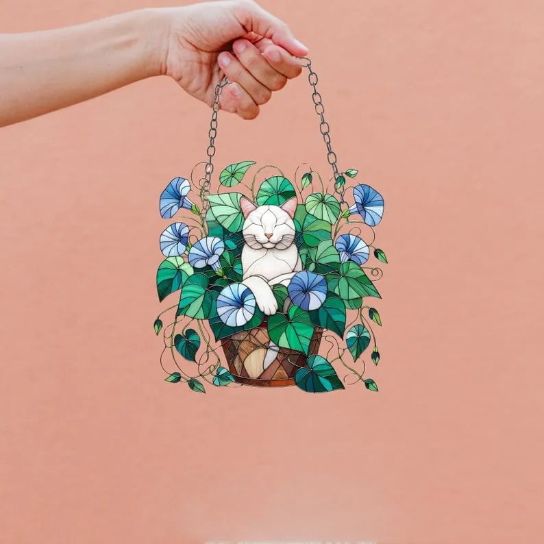 🔥LAST DAY 50% OFF - 💐 Art Flower Basket Pendant 🏡