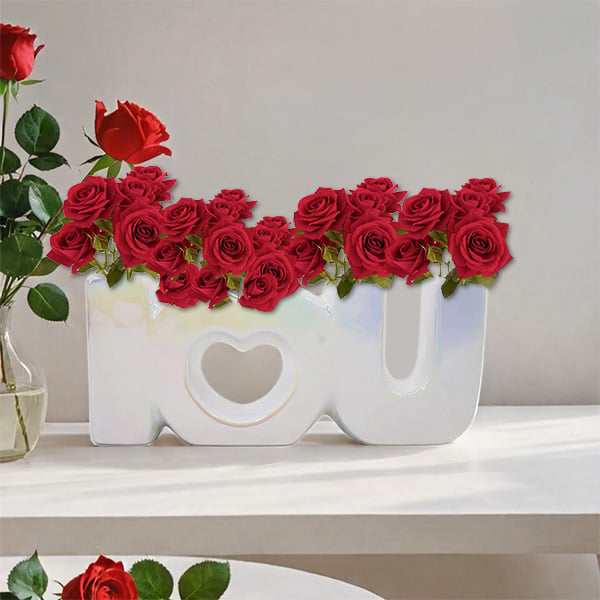 ❤️‍🔥Last Day 50% OFF - 💕💐Valentine's Day I Love You Vase