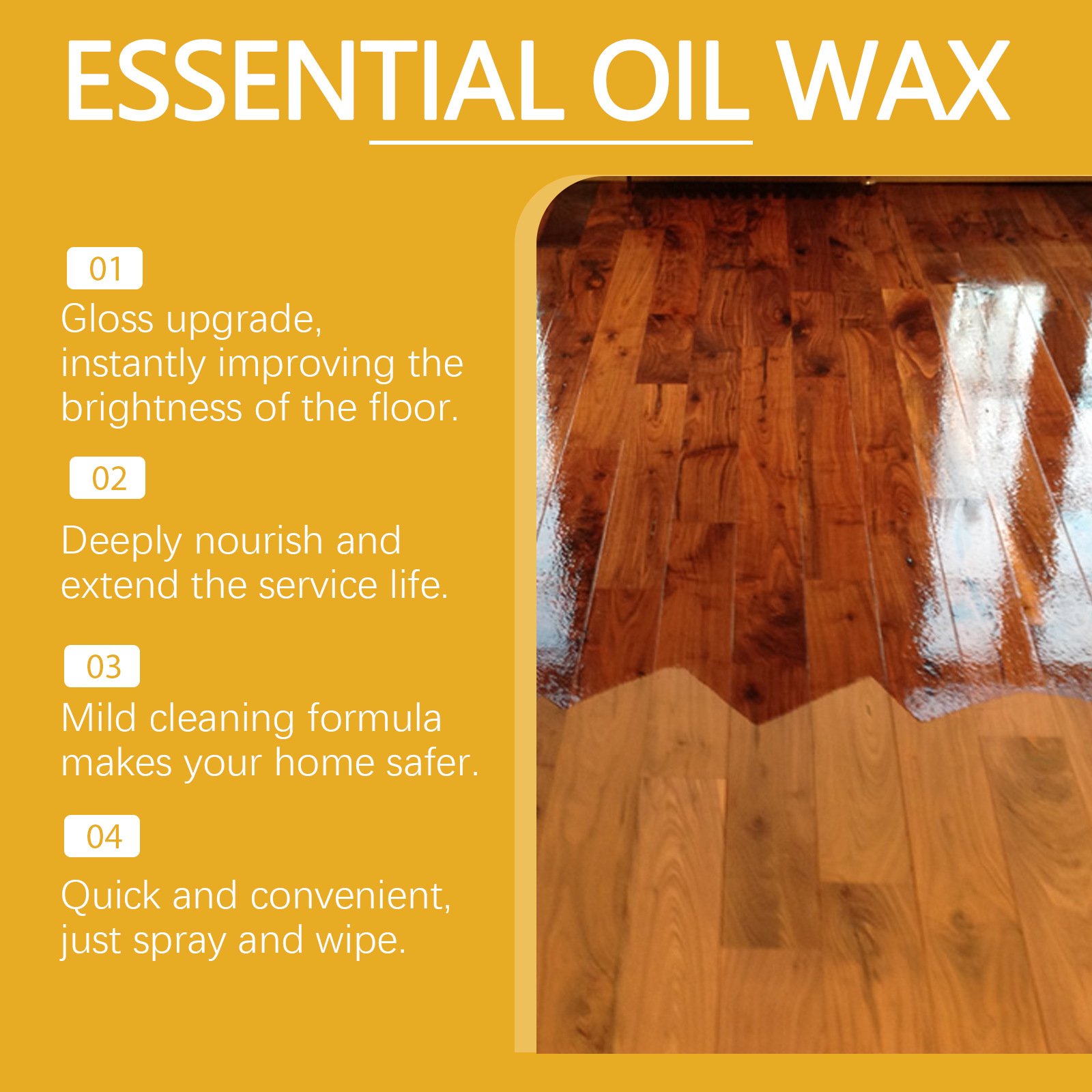 🔥Natural Beeswax Wood Polish Spray