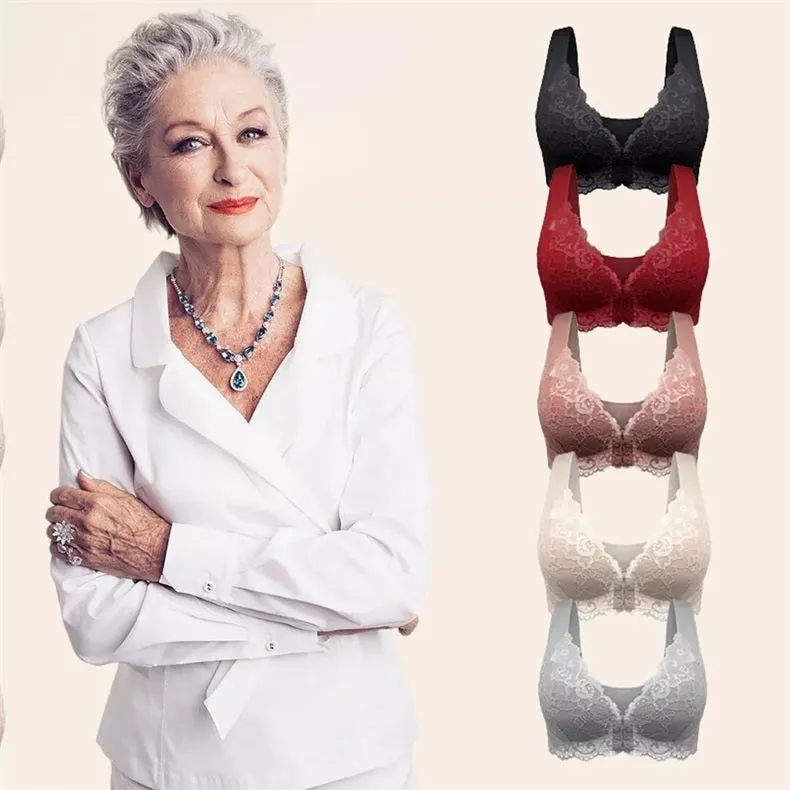 Lily Bras – Front Closure 5d Shaping Push Up Bra – Seamless, Beauty Back, Comfy