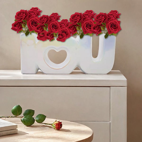 ❤️‍🔥Last Day 50% OFF - 💕💐Valentine's Day I Love You Vase