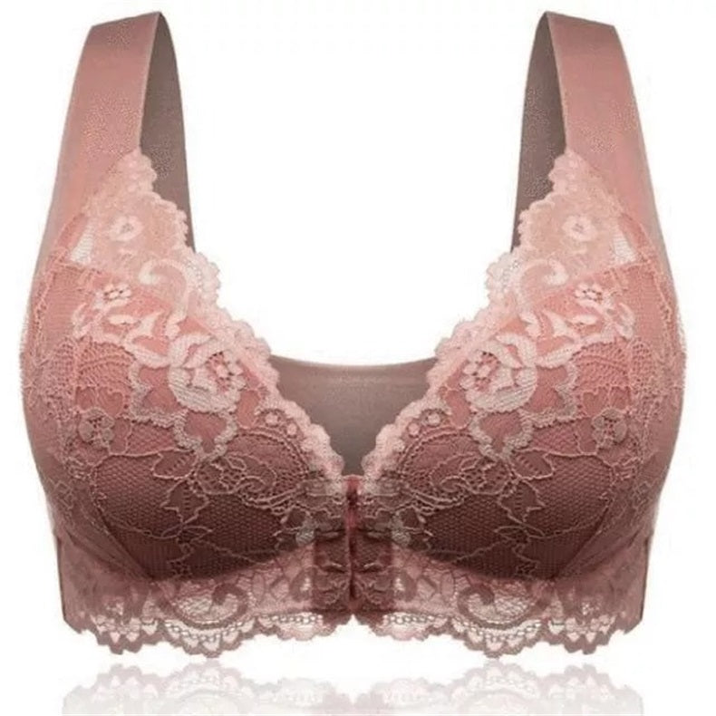 Lily Bras – Front Closure 5d Shaping Push Up Bra – Seamless, Beauty Back, Comfy