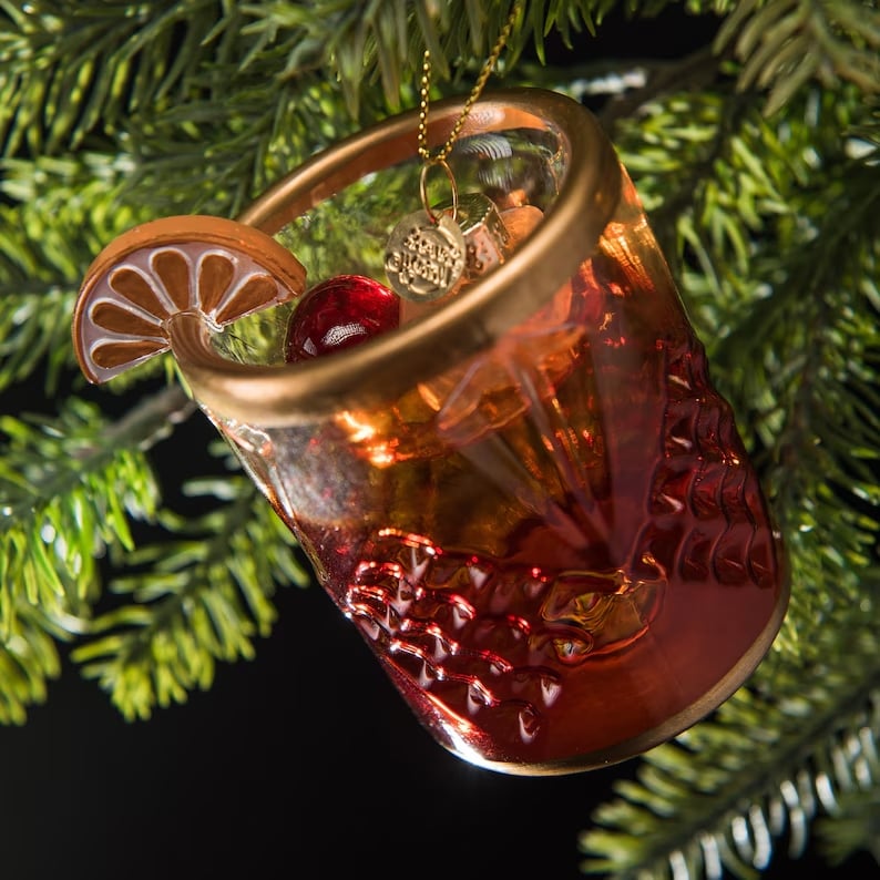 🔥Last 4 hours 57% OFF -🥃Whiskey Cocktail Christmas Ornament