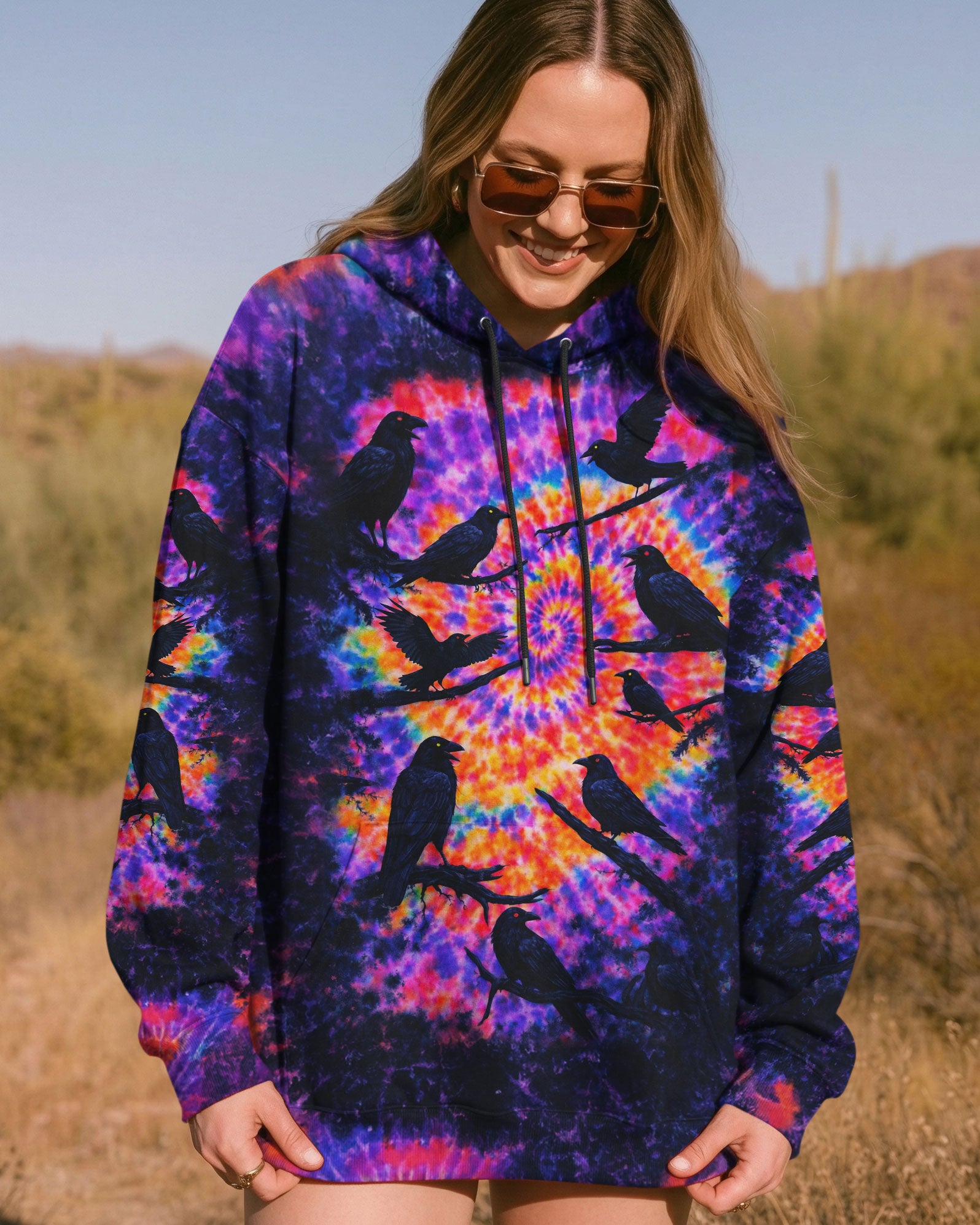 RAVEN IN THE DARK SWIRL ALL OVER PRINT - TLNO2101261