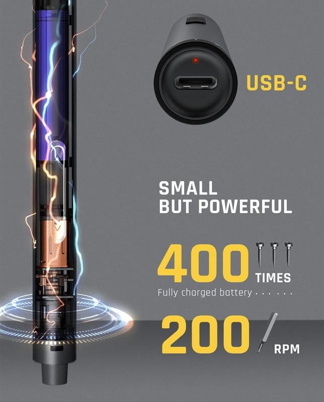 🔥Last Day 49% OFF - 🛠️E1 MAX 3.7V Mini Electric Screwdriver 50-in-1