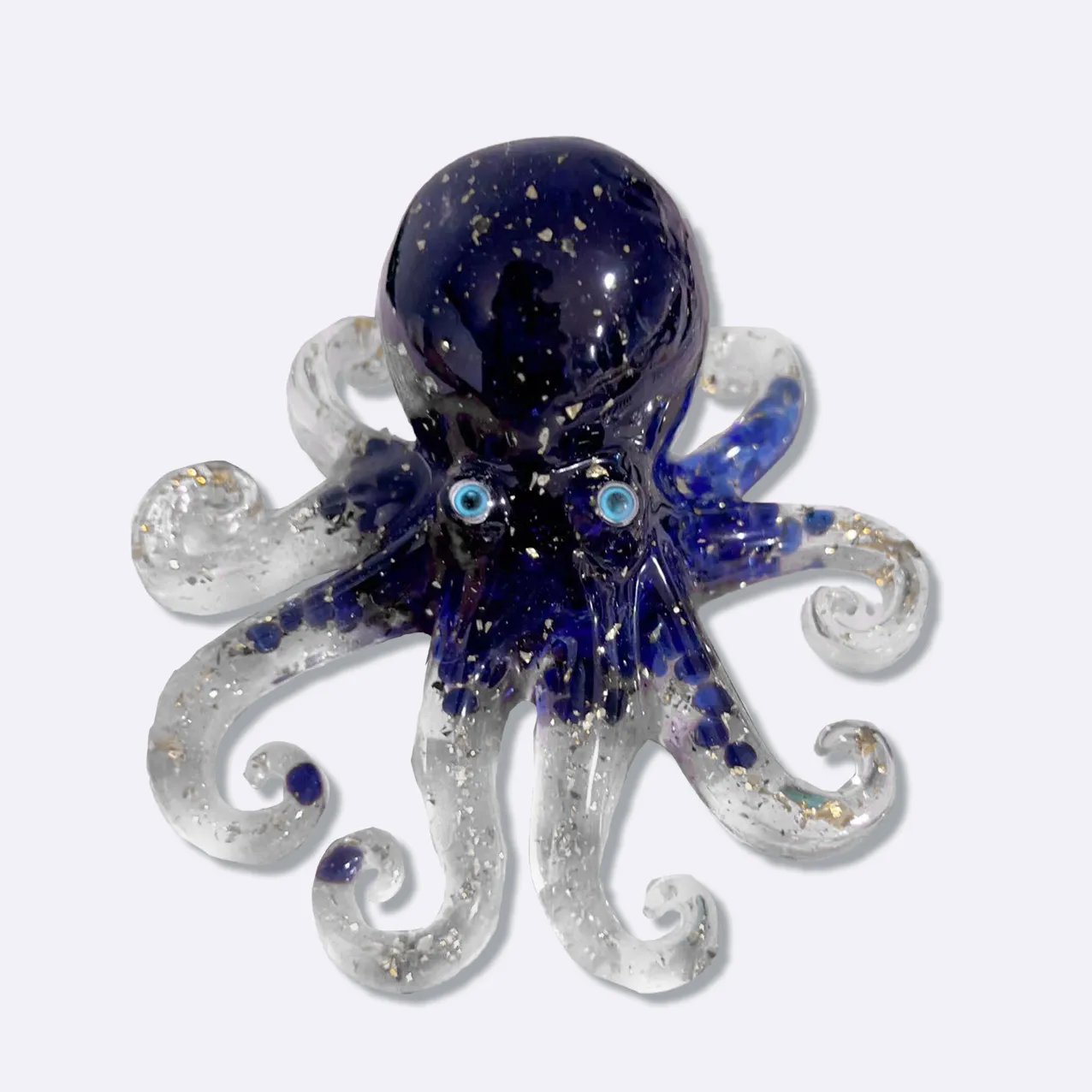 🔥Last 4 hours Sale: Save $15 -🔮🐙Natural Crystal Gravel Octopus Decor