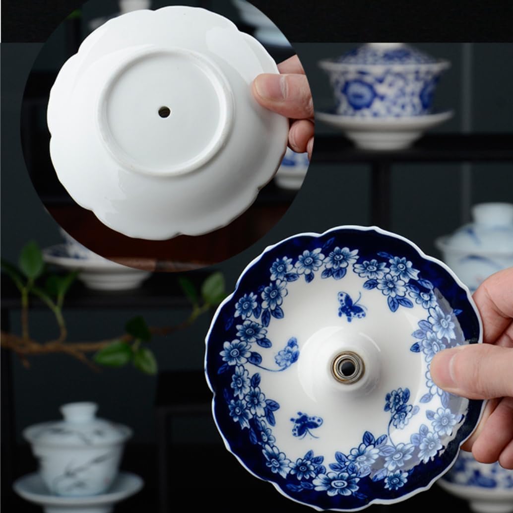 5thousand years Blue and White Porcelain Umbrella Tea Infuser Set