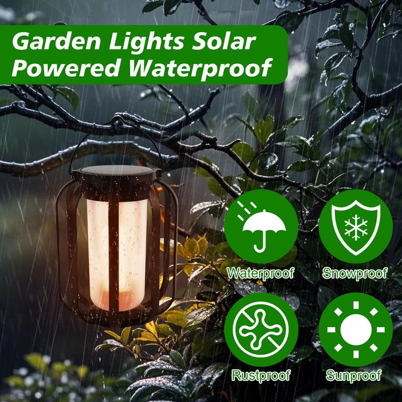 ⏰Historical Lowest Price: Save 49%-🔥Solar lantern outdoor light with base
