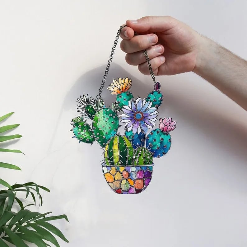 🔥LAST DAY 50% OFF - 💐 Art Flower Basket Pendant 🏡