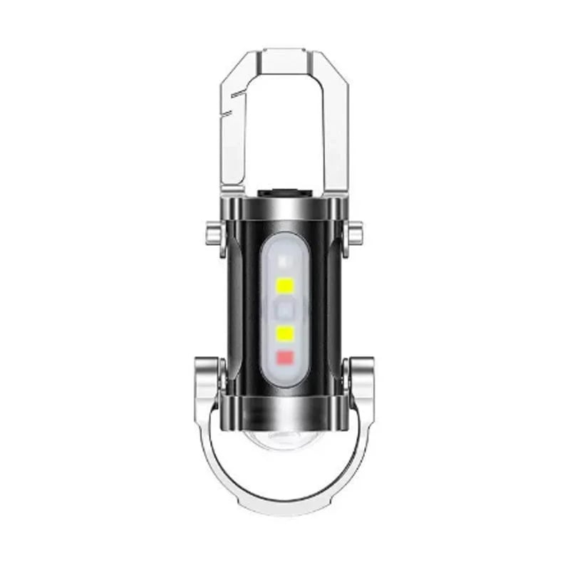 🔋1200LM Super Bright Mini Keychain Flashlight Waterproof