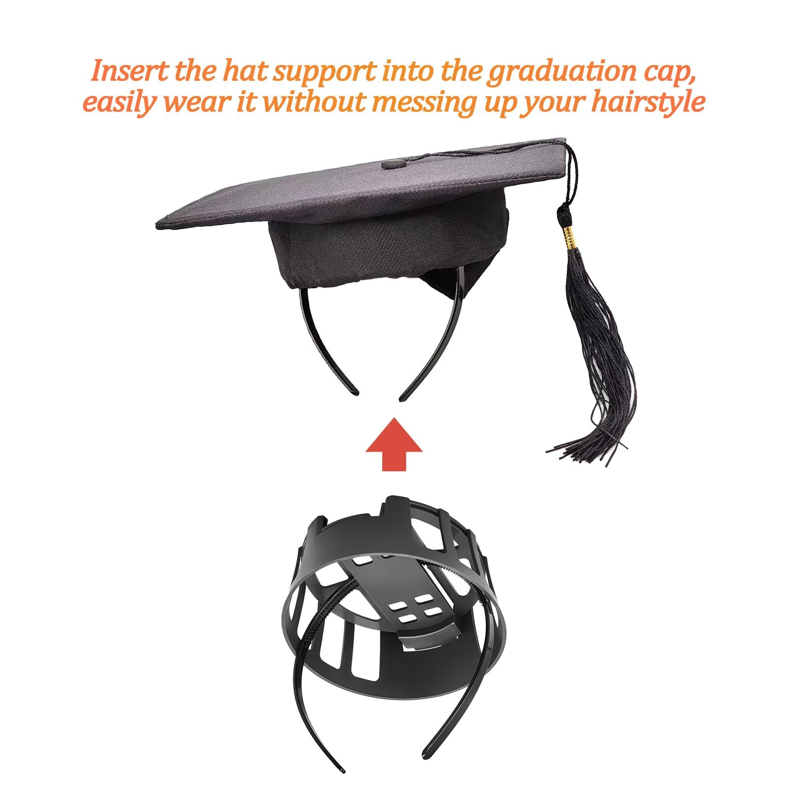 🔥Graduation Season Sale 50% OFF🎓2025 Graduation Cap Headband Secures Your Grad Cap for Graduates Gift